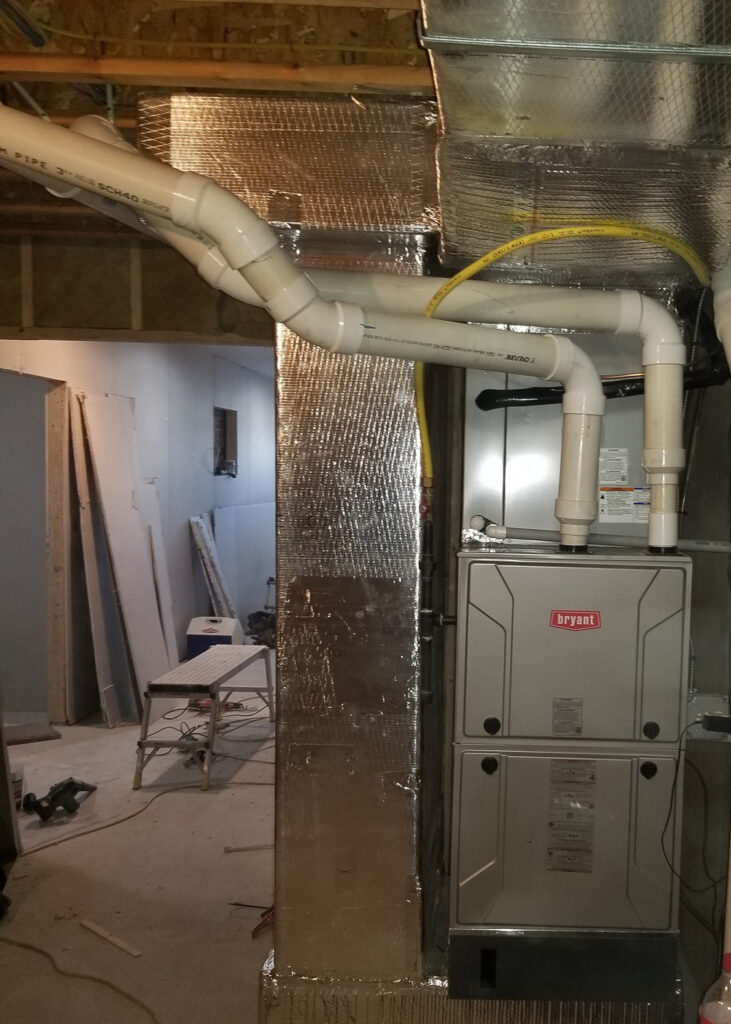 New Gas Furnace & Ductwork Easton PA