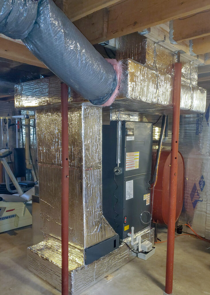 new gas furnace & ductwork effort pa