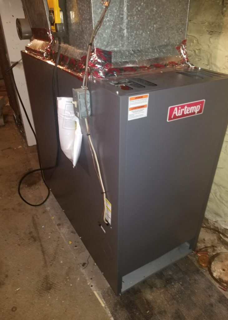 Airtemp Furnace Installation Palmerton